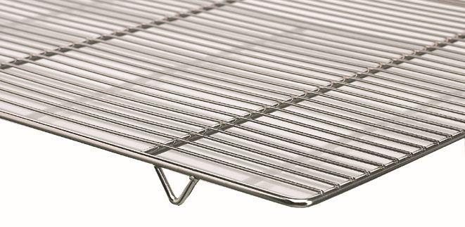Inox-Überzieh-Gitter mit Füßen 59x39cm (60x40cm)